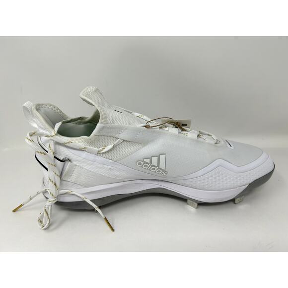 adidas Icon 7 Boost Cleats - Mens Baseball Shoes White Core Black Size 12.5 - Picture 3 of 7